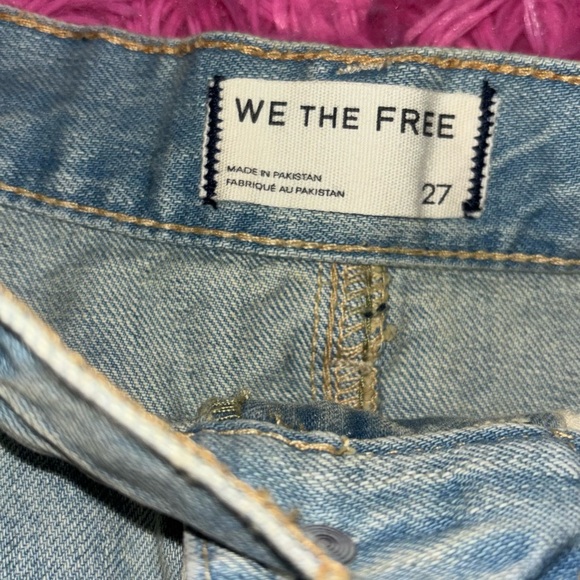 We The Free Hometown Classic Denim Mini Skirt Women Size 27 - Picture 3 of 10